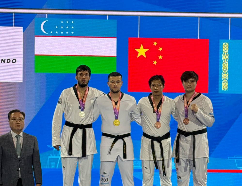 Тхэквондист Алиасхаб Рамазанов – призер международного турнира в Китае