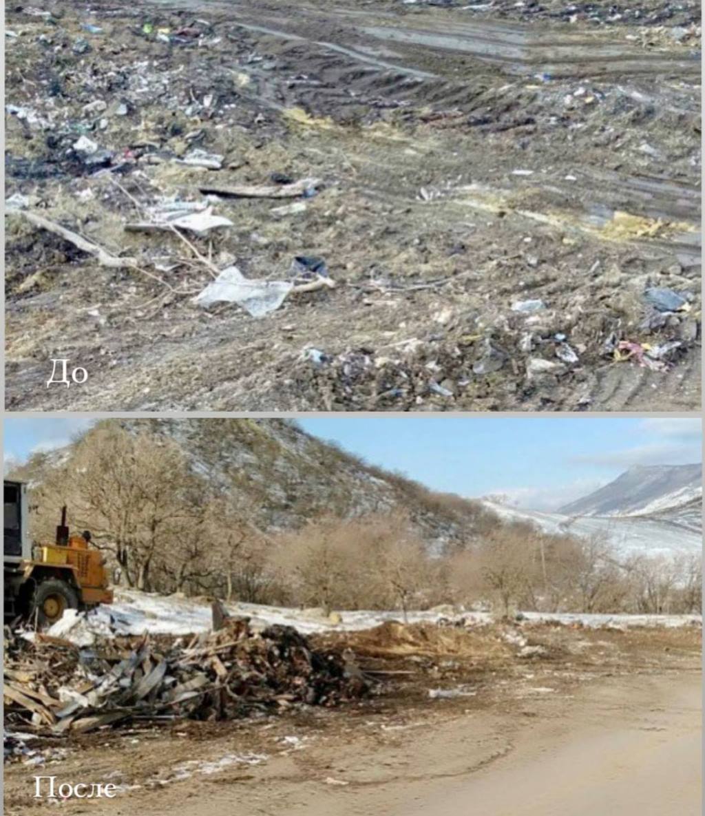 Свалки площадью 9 га ликвидировали в двух районах Дагестана