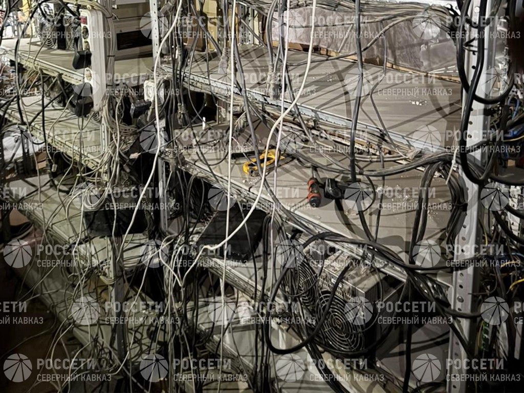 В Бабаюртовском районе Дагестана пресечена работа нелегальной майнинг-фермы