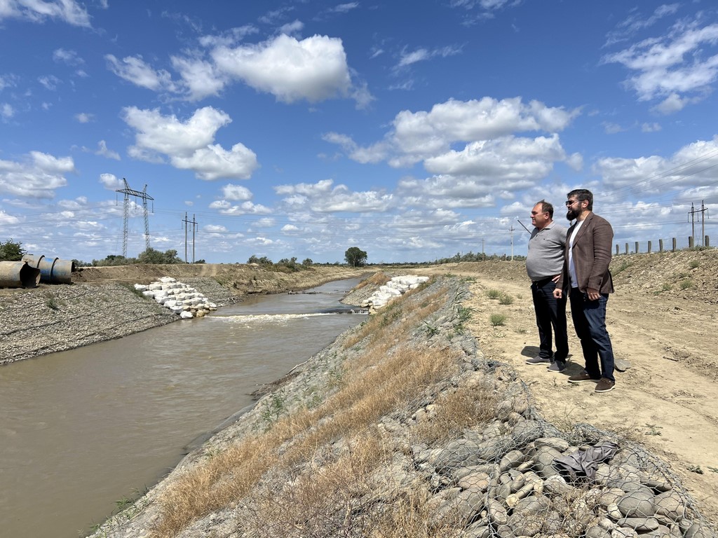 В Дагестане завершается ремонт объекта мелиоративной сети, поврежденного паводком