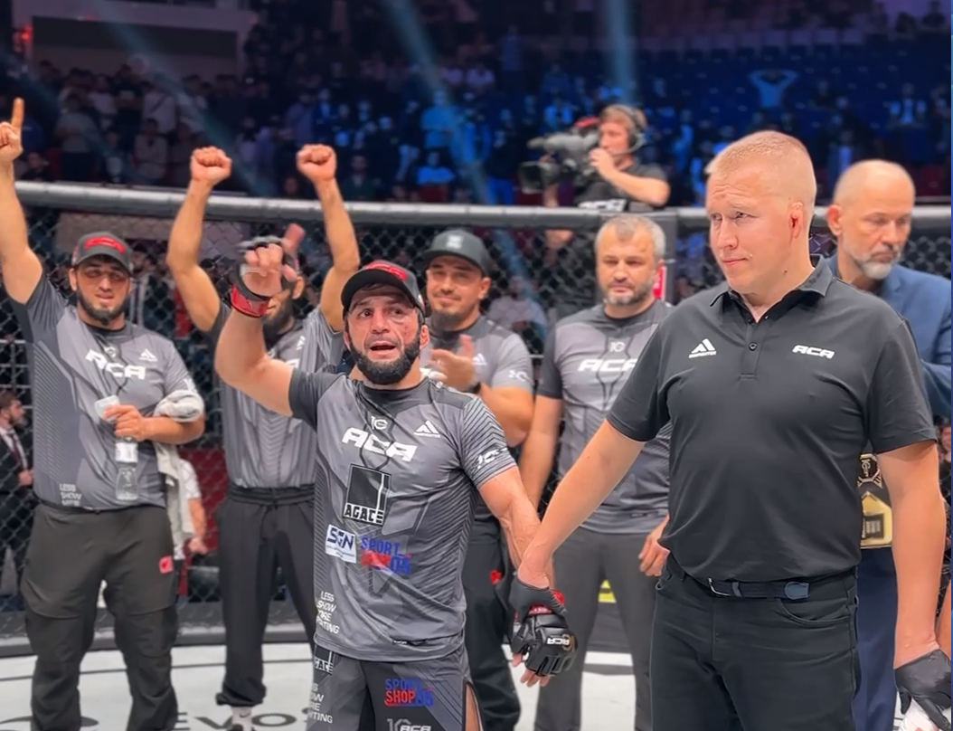 Курбан Гаджиев защитил титул чемпиона ACA