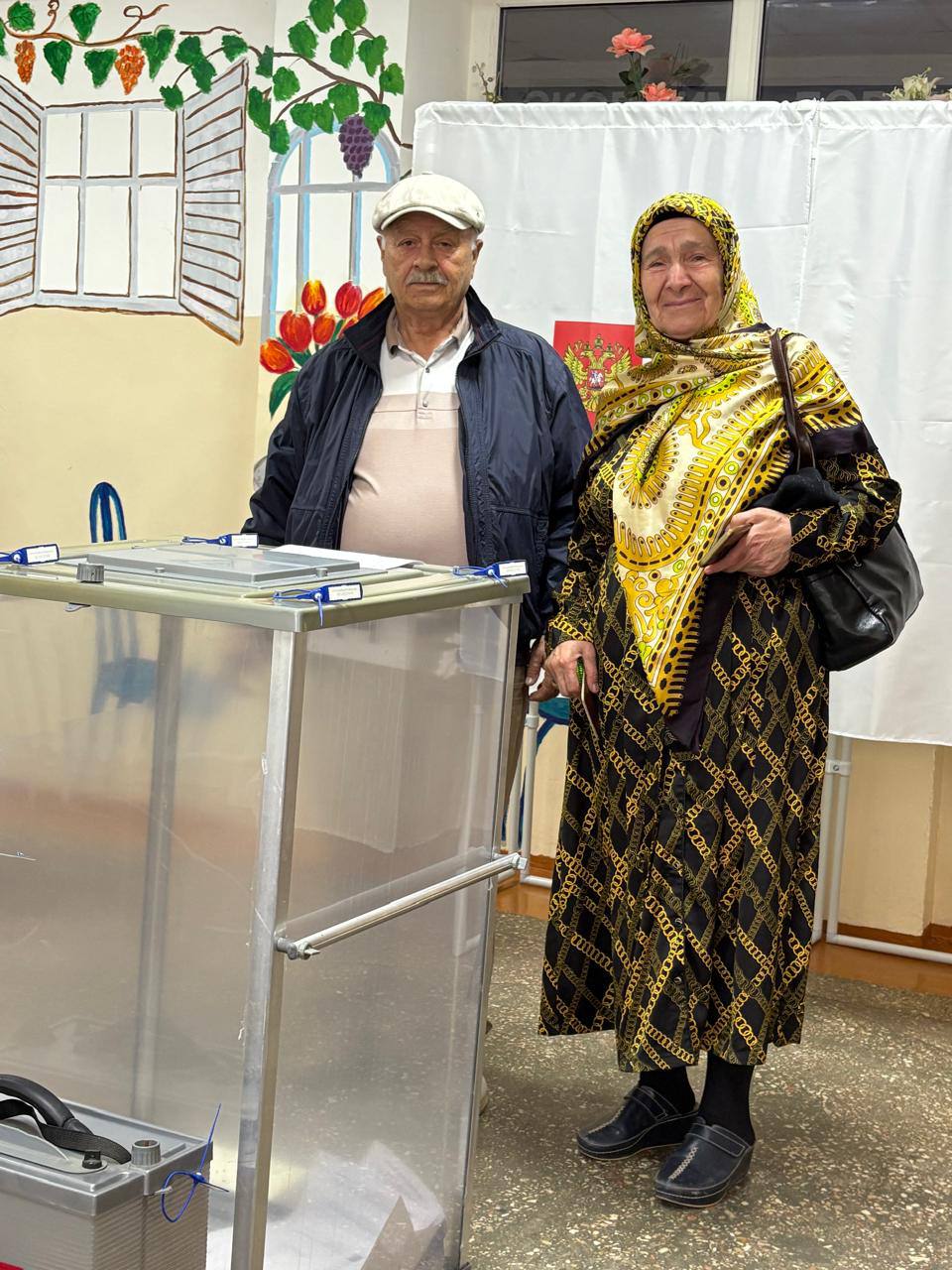 Супруги Рашидовы из Махачкалы вместе пришли на выборы