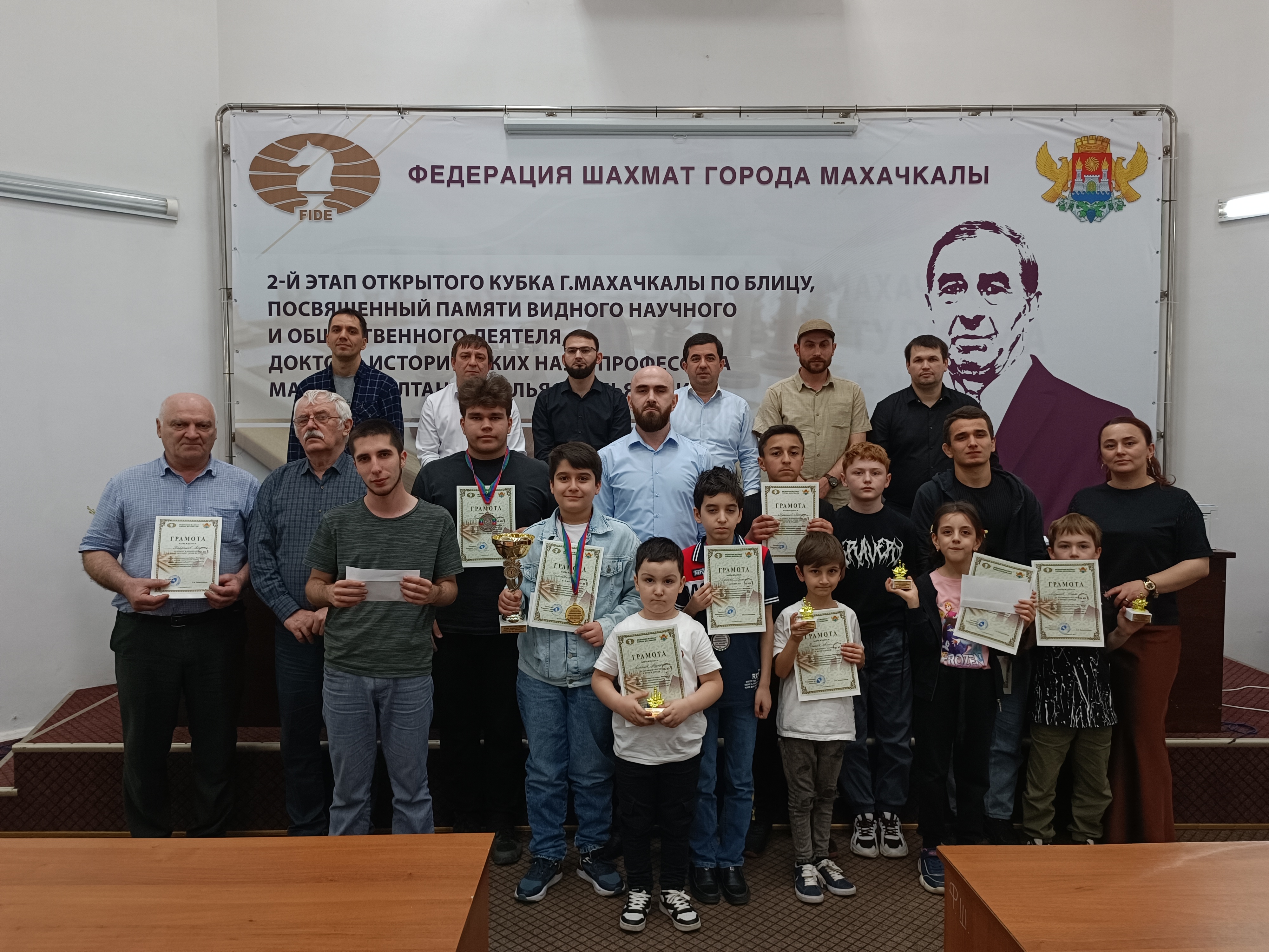 Шахматный турнир памяти профессора Ильяса Магомедсултанова состоялся в Махачкале