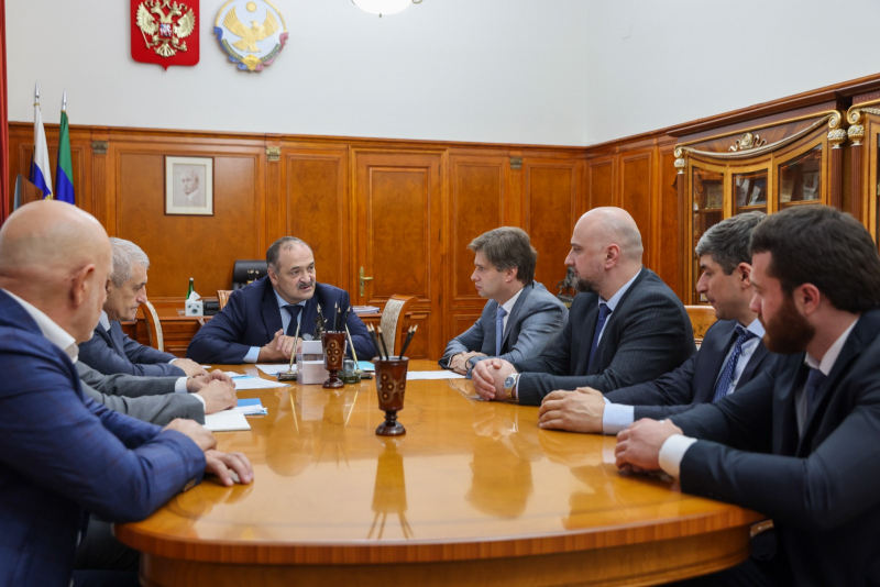 Глава Дагестана встретился с вице-президентом РСПП Сергеем Мытенковым
