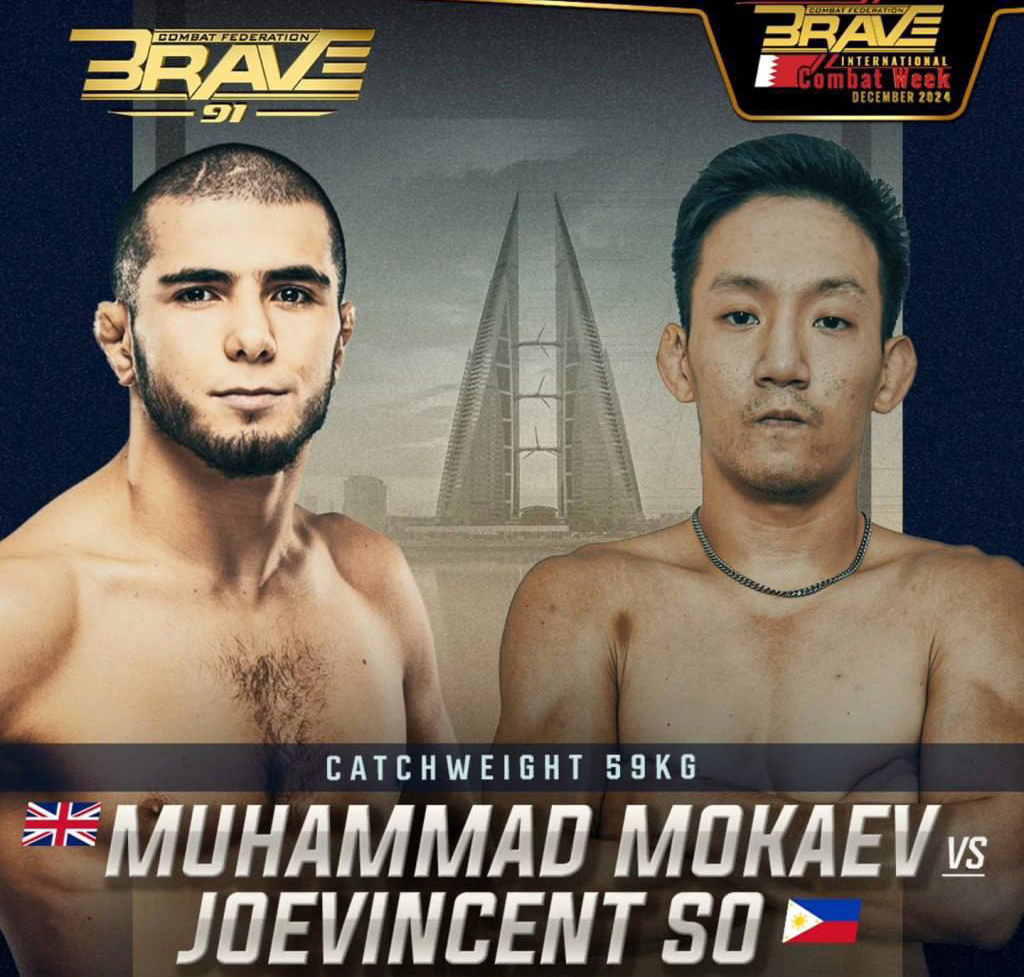 Мокаеву нашли замену на турнире Brave CF 13 декабря