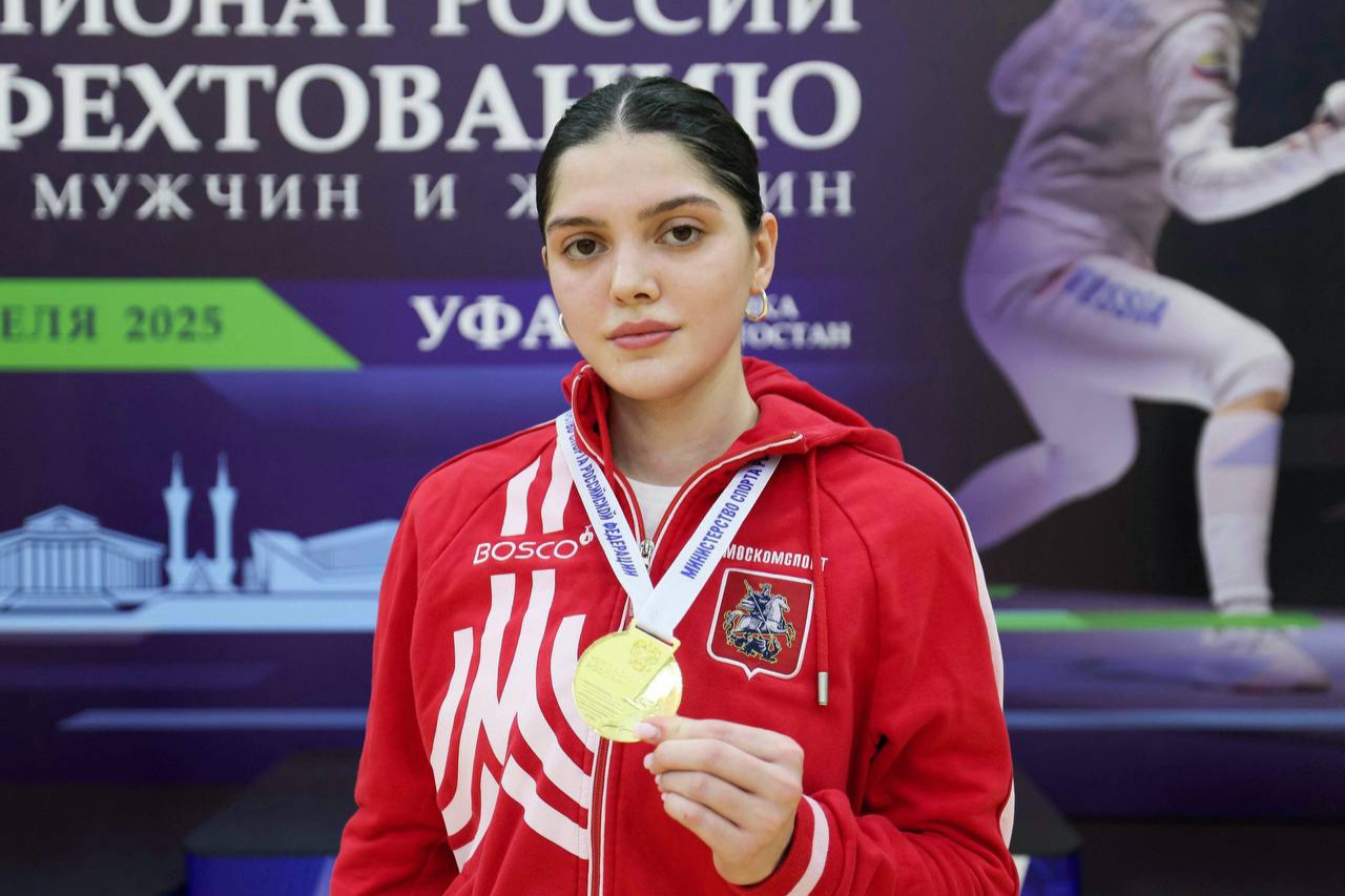 Шпажистка Айзанат Муртазаева – первая, кто выиграла Чемпионат России четыре раза подряд