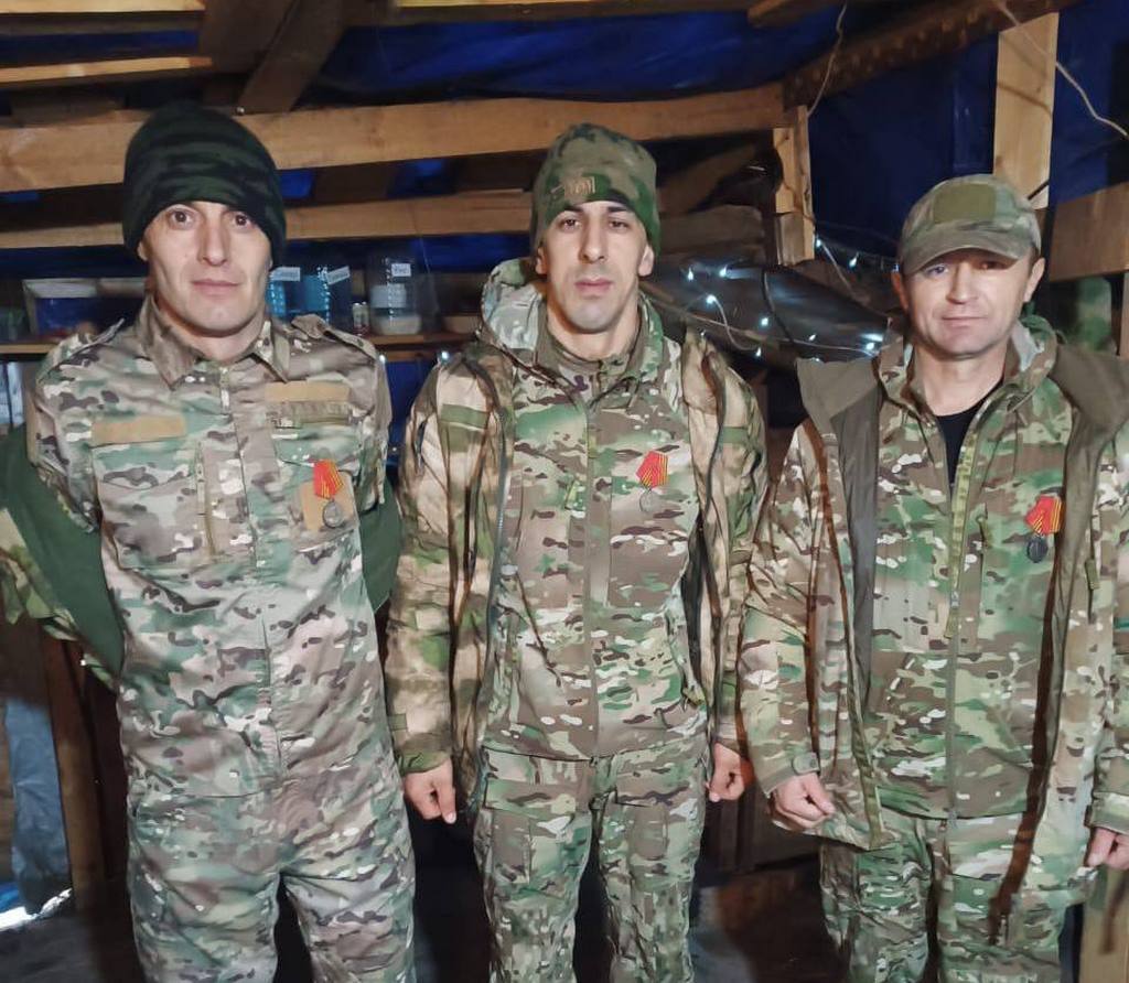 Военнослужащие из Левашинского района удостоены медалей Жукова за заслуги в защите Родины