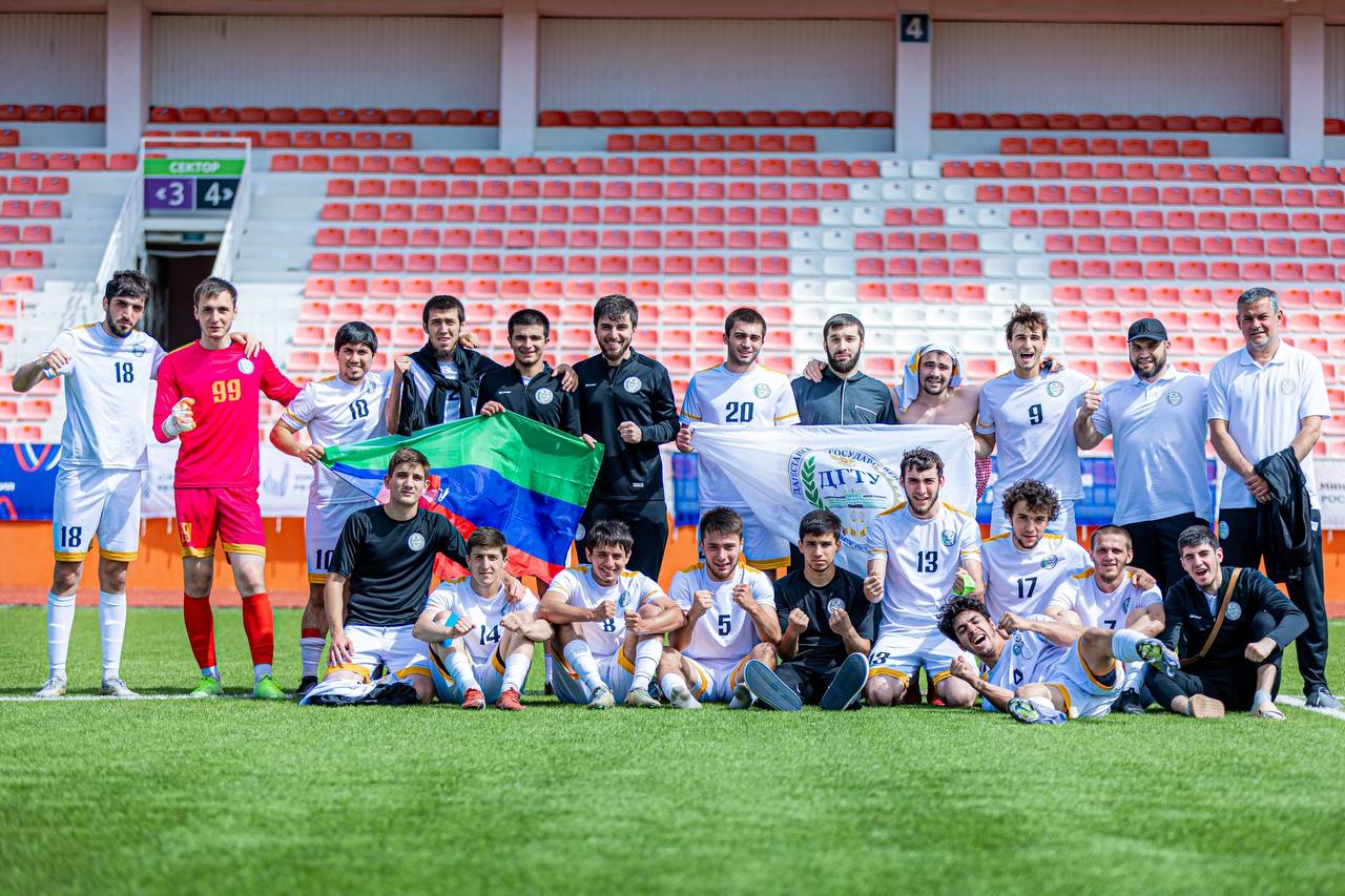 Футболисты​ ДГТУ с побед стартовали в​ Высшей лиге НСФЛ