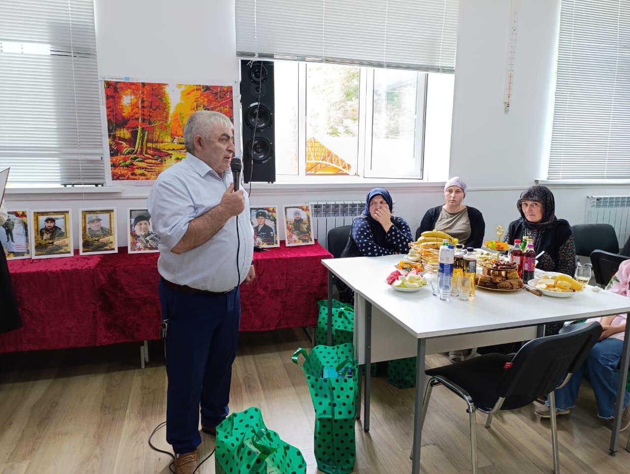 Глава Ахвахского района принял участие во встрече с родными участников СВО