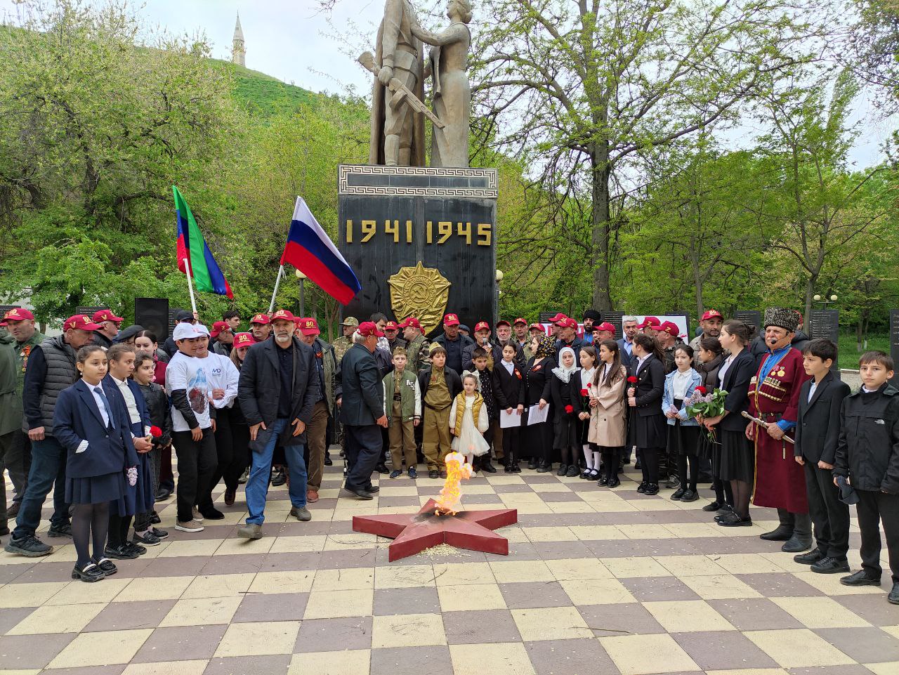 Карабудахкентский район присоединился к автопробегу, посвященному 80-летию со Дня Победы