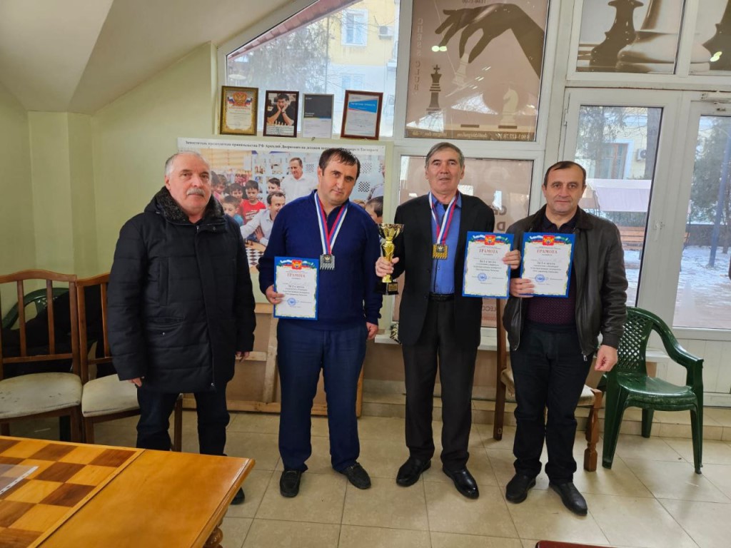 В Махачкале провели турнир по шашкам ко Дню защитника Отечества