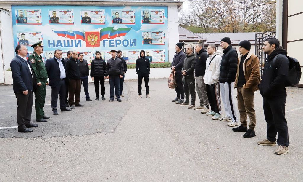 9 новобранцев из Табасаранского района отправились на срочную службу