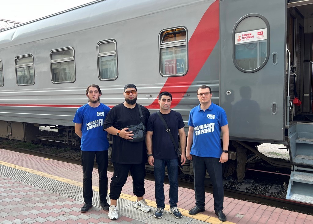 Молодогвардеец из Дагестана Магомед Рамазанов отправился на «Курский рубеж»