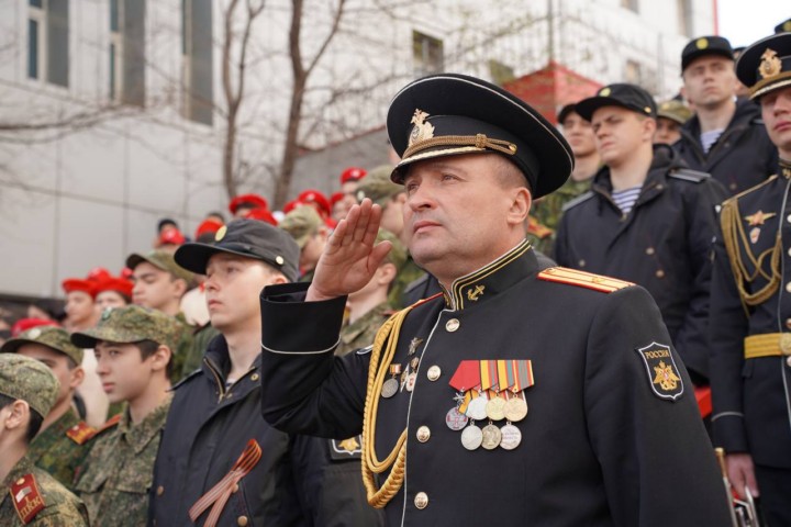 В Махачкалу прибыл ретропоезд «Победа» – фоторепортаж