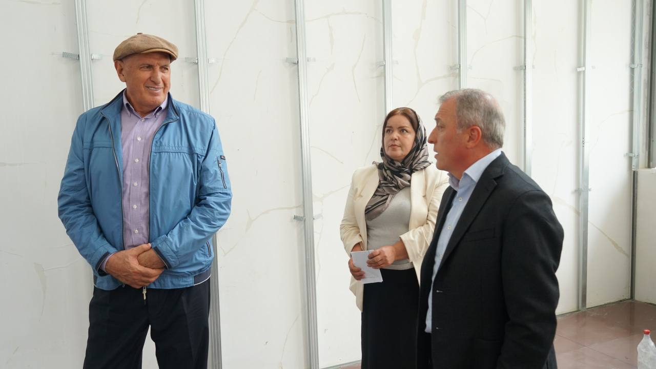 Первая модельная библиотека строится в Агульском районе