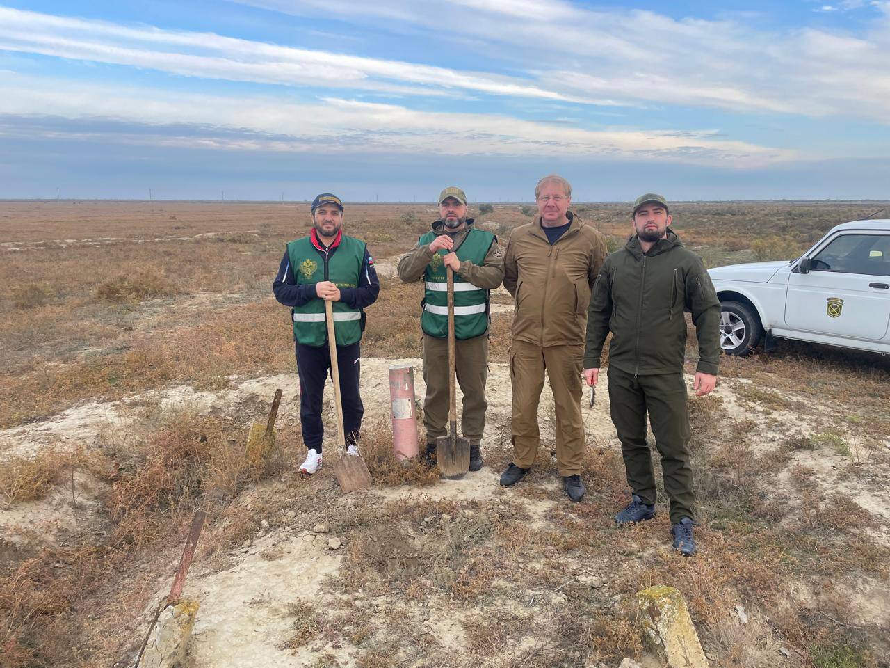 Руководство Управления Росреестра Дагестана проверило состояние объектов геодезической сети