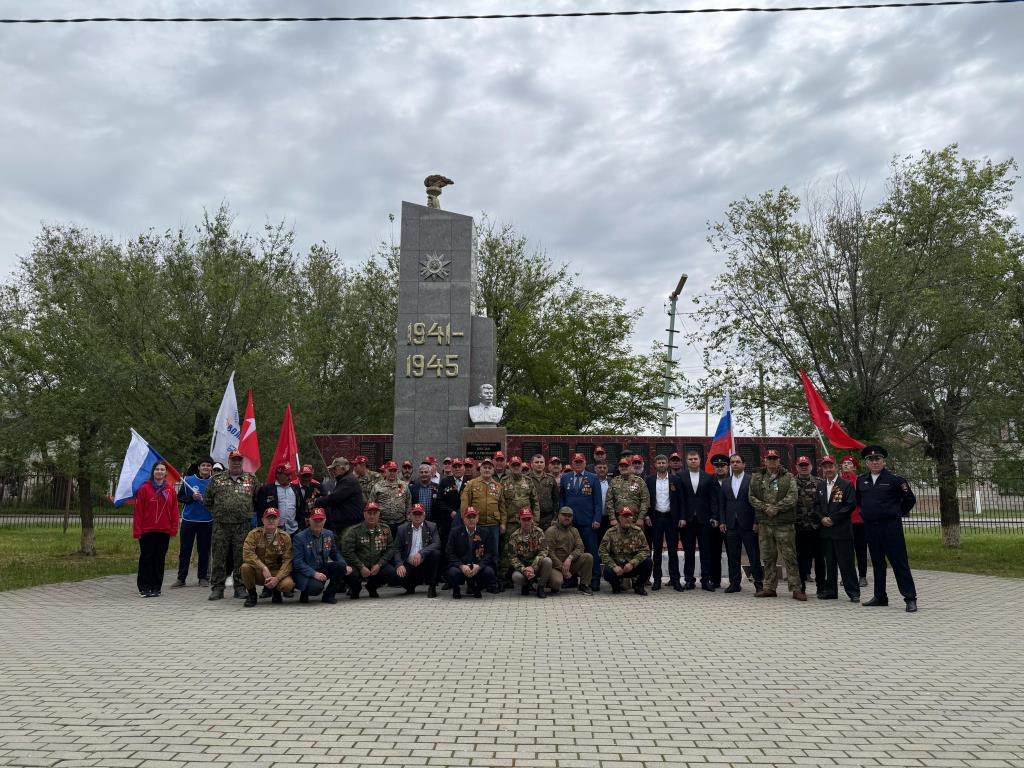 Тарумовский район принял автопробег к 80-летию Победы