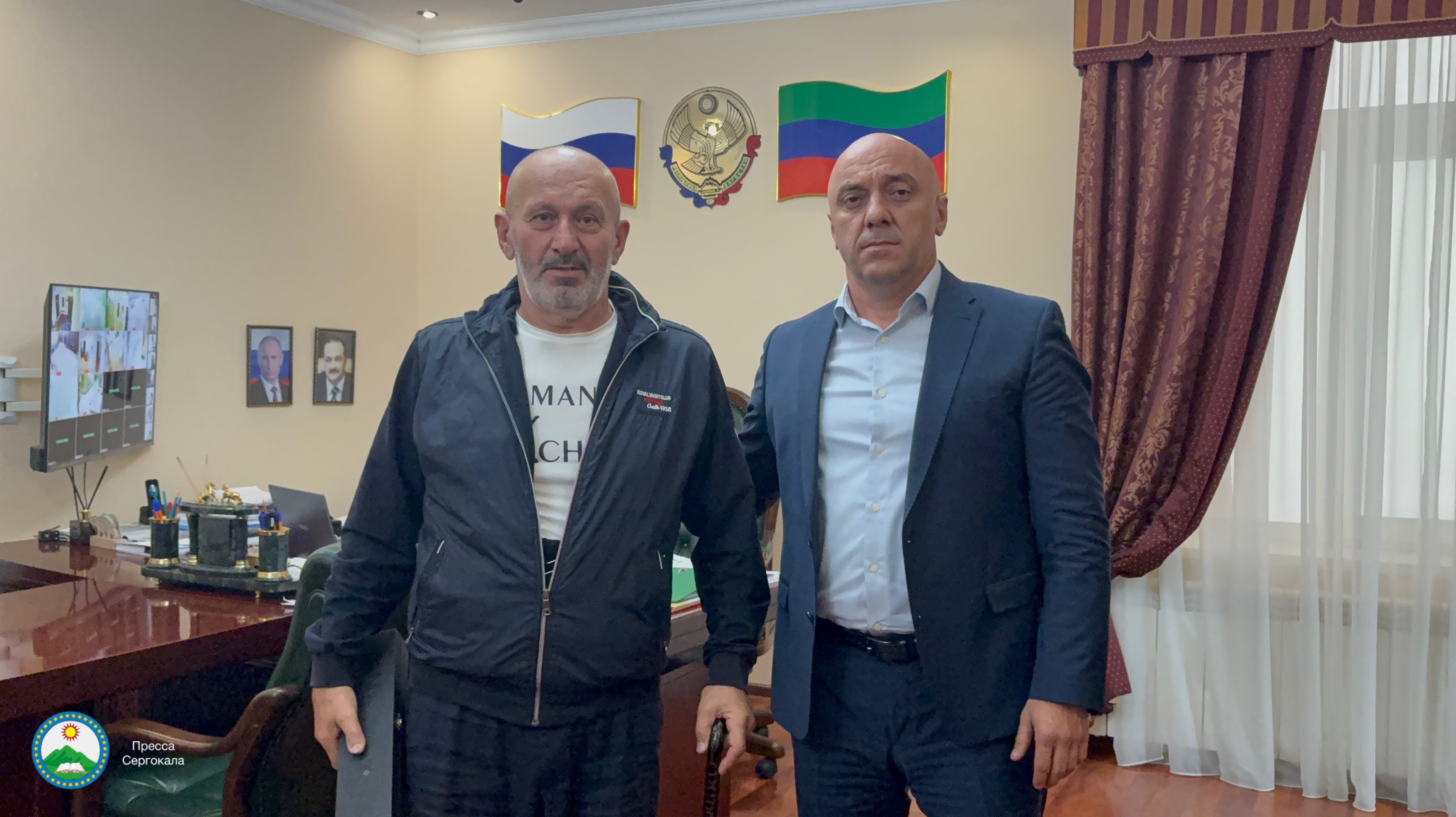 Глава Сергокалинского района встретился с участником СВО