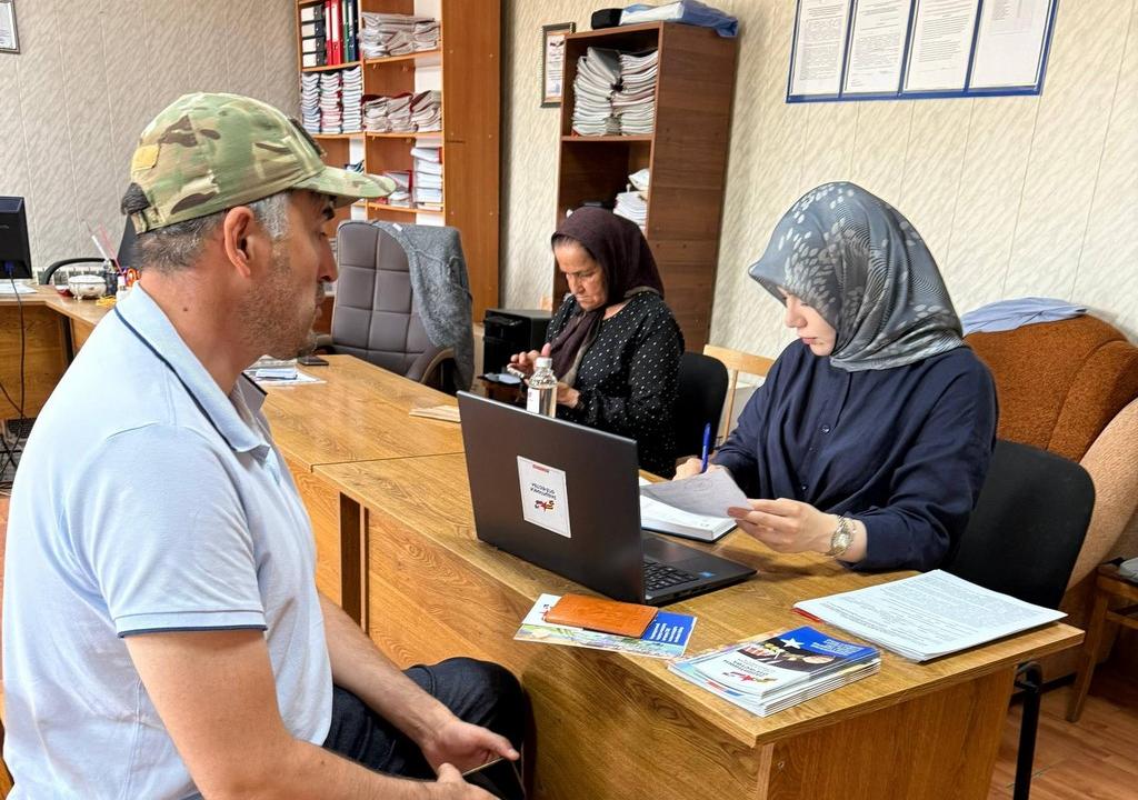 Госфонд «Защитники Отечества» продолжает работу с обращениями граждан в Левашинском районе