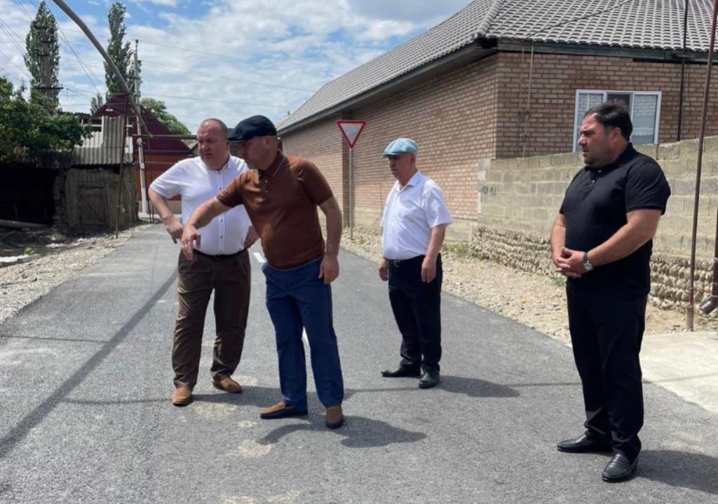Глава Хасавюртовского района проинспектировал ход дорожных работ по проекту «Мой Дагестан – мои дороги»