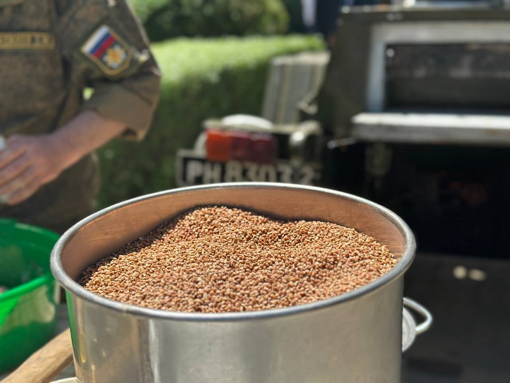 Минэкономразвития Республики Дагестан провело патриотическую акцию «Военно-полевая кухня»