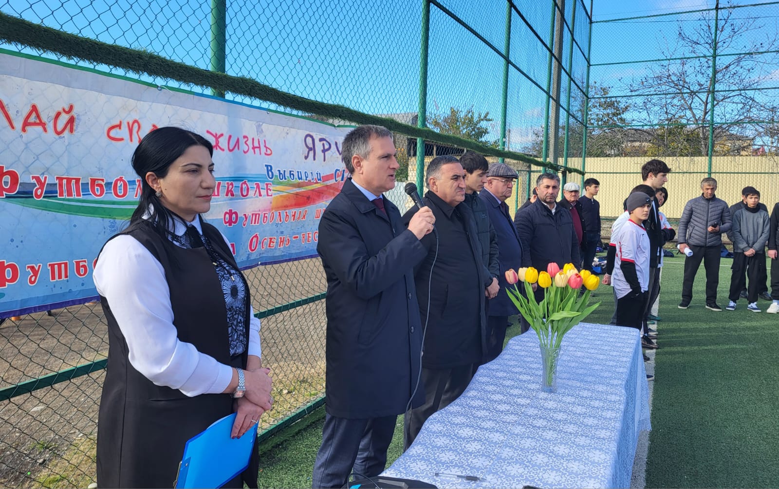 В Сулейман-Стальском районе стартовал муниципальный этап Школьной футбольной лиги