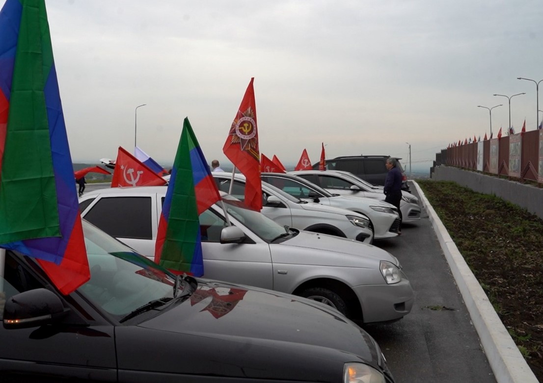 Хасавюртовский район поддержал автопробег в честь 80-ой годовщины Великой Победы