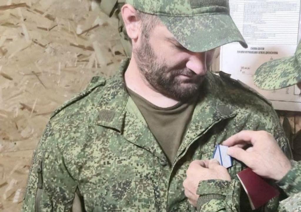 Участник СВО из Новолакского района Камиль Магомедов награжден медалью «За отвагу»