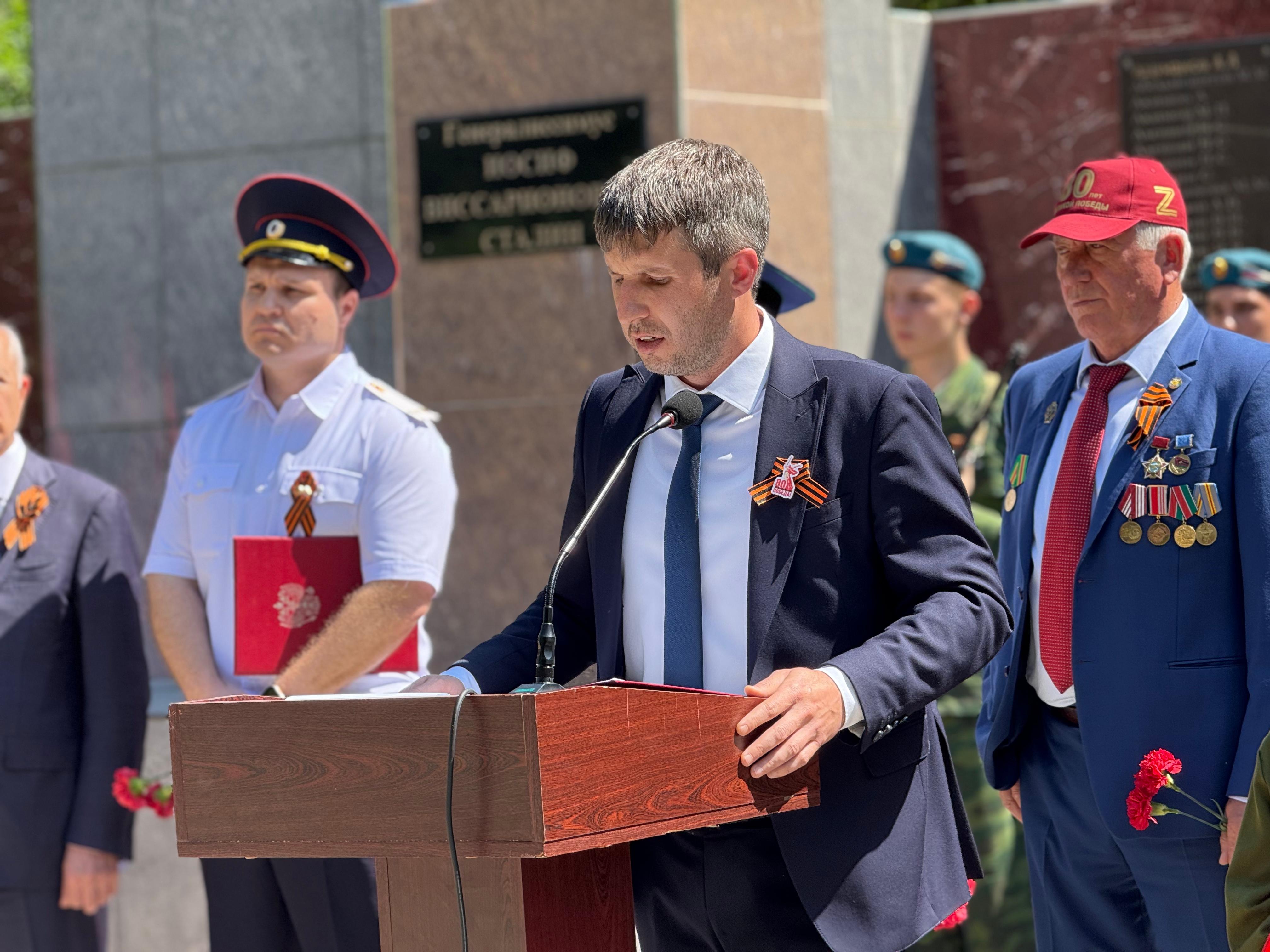В Тарумовском районе отметили праздник Великой Победы