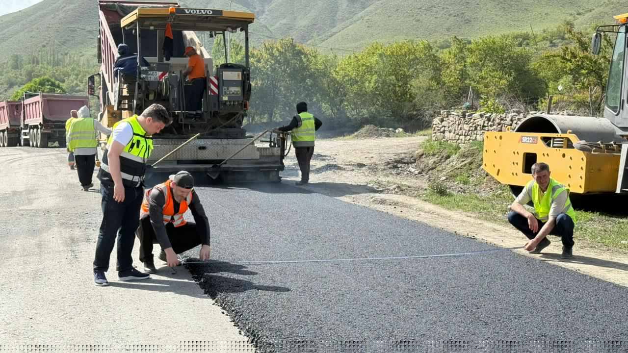 В Дагестане ремонтируют дорогу, связывающую четыре района с федеральной трассой