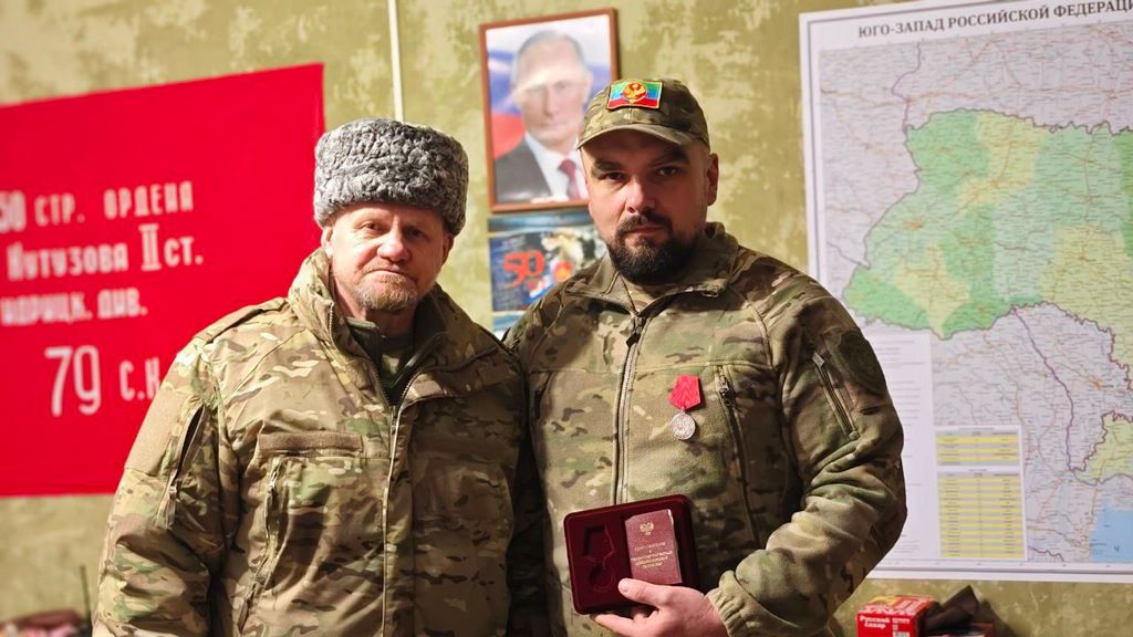 Участник СВО Степан Свиридович из Кизлярского района награжден медалью «За отвагу»