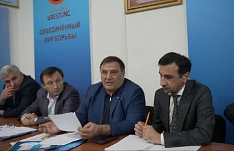 Заседании оргкомитета по проведению XXVI Международных соревнований по вольной борьбе прошло в Хасавюрте
