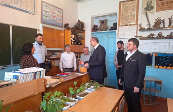 Глава Минобрнауки Дагестана с рабочим визитом посетил гунибский район
