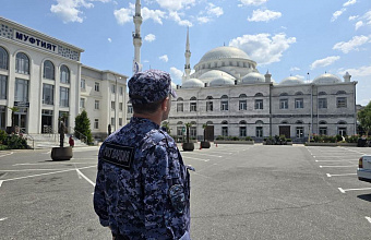 Росгвардия обеспечила безопасность во время празднования Курбан-байрама в Дагестане