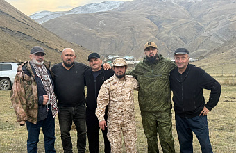 Курахский район с официальным визитом посетили сотрудники специального подразделения Минобороны РФ