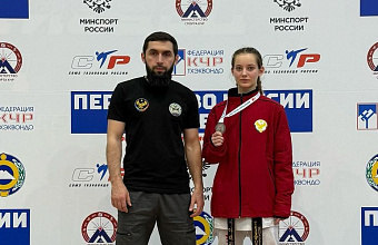 Еще одна дагестанская тхэквондистка выиграла медаль на молодежном чемпионате России