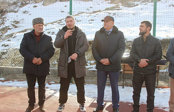 Открытие детской площадки прошло в Ахвахском районе