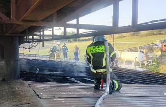 Здание АЗС загорелось в Буйнакском районе, пострадал один человек