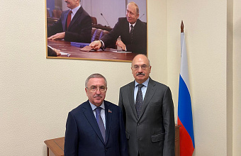 Юрий Левицкий встретился с председателем Комитета Госдумы Сергеем Кабышевым