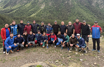 Дагестанские борцы проходят подготовку к Чемпионату мира в горах Кабардино-Балкарии