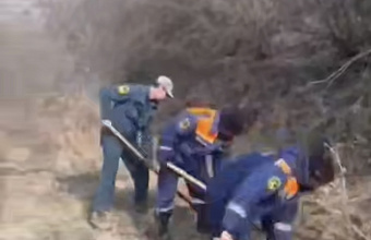 Открытое горение ландшафтного пожара в Дагестане ликвидировано