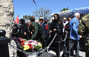 В «Саду памяти» Дербентского района состоялось мероприятие, посвященное 80-летию Победы