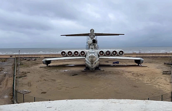 В Дербенте продолжается строительство парка «Патриот» с уникальным экранопланом «Лунь»