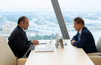Сергей Меликов и Алексей Миллер обсудили вопросы газификации Дагестана