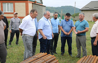 В Казбековском районе готовятся к газификации села Алмак
