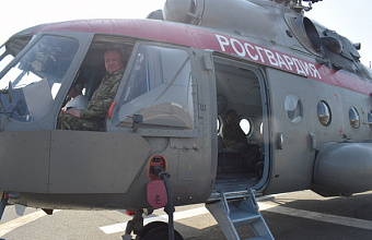 Учебно-тренировочные полеты авиации Росгвардии прошли в Дагестане