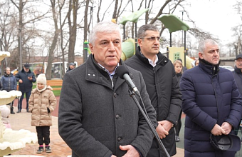 В Махачкале прошло открытие сквера на улице Громова