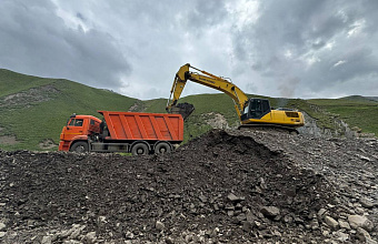 В Дагестане вдоль ряда рек проводятся берегоукрепительные мероприятия против паводков