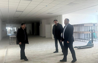 Представители партии «ЕР» Каякентского района провели мониторинг строительства школы в селе Герга