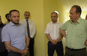 Вице-премьер РД Муслим Телякавов и министр образования Яхья Бучаев осмотрели строящиеся образовательные учреждения Дербента